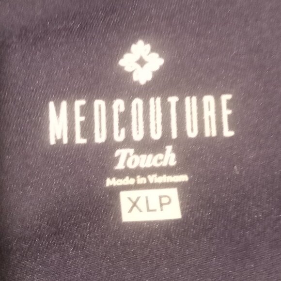 Med Couture Women's Touch 2 Cargo Pocket Scrub Pants Size XLP 7739P Navy - Picture 5 of 6